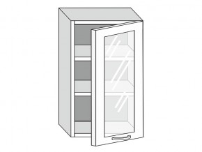 19.50.3 Шкаф настенный (h=913) на 500мм с 1-ой стекл. дверцей в Троицке - troick.mebel74.com | фото