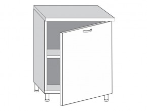 2.60.1 Шкаф-стол на 600мм с 1-ой дверцей в Троицке - troick.mebel74.com | фото