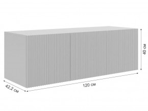 Антресоль трехдверная 119.01 Зефир белый в Троицке - troick.mebel74.com | фото 2