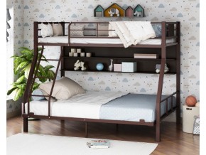 Двухъярусная кровать Гранада-1П 140 коричневый в Троицке - troick.mebel74.com | фото