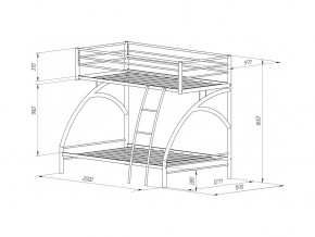 Двухъярусная кровать Виньола-2 Я белый в Троицке - troick.mebel74.com | фото 2