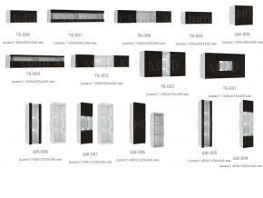 Гостиная Флорис Черный глянец в Троицке - troick.mebel74.com | фото 4