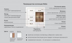 Гостиная модульная Мальта сибирская лиственница в Троицке - troick.mebel74.com | фото 5