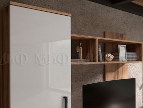 Гостиная Мини Белый глянец, дуб крафт в Троицке - troick.mebel74.com | фото 3