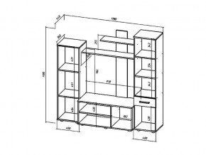 Гостиная Ибица Ясень шимо в Троицке - troick.mebel74.com | фото 2