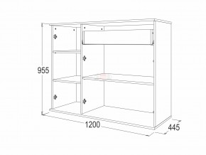 Комод 10 фант венге-млечный дуб в Троицке - troick.mebel74.com | фото 2