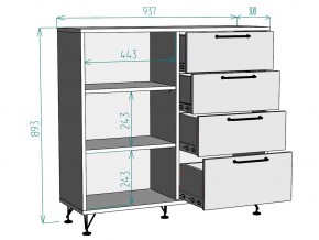 Комод Лофт K100 в Троицке - troick.mebel74.com | фото 3