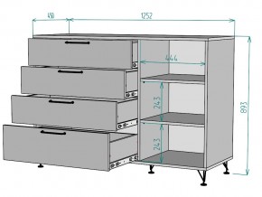 Комод Лофт K68 в Троицке - troick.mebel74.com | фото 3