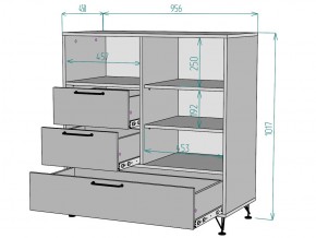 Комод Лофт K71 в Троицке - troick.mebel74.com | фото 3