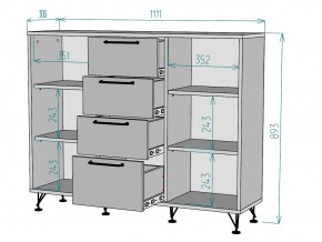 Комод Лофт K93 в Троицке - troick.mebel74.com | фото 3