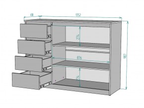 Комод Мальта K116 в Троицке - troick.mebel74.com | фото 3