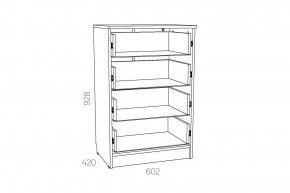 Комод Оливия НМ 040.38 Х в Троицке - troick.mebel74.com | фото 3