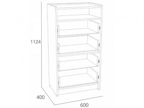 Комод Оттавия НМ 011.03 Антрацит в Троицке - troick.mebel74.com | фото 2