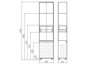 Комплект мебели для ванной 3D 100 с тумбой в Троицке - troick.mebel74.com | фото 2