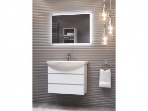 Комплект мебели в ванную Wing 600-0-2 подвесной белый в Троицке - troick.mebel74.com | фото 1