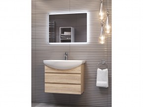 Комплект мебели в ванную Wing 600-0-2 подвесной сонома в Троицке - troick.mebel74.com | фото