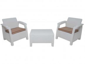 Комплект на балкон Yalta Balcony Set белый в Троицке - troick.mebel74.com | фото