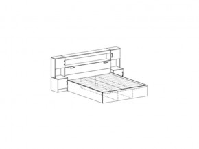 КР 552 кровать с прикроватный блоком в Троицке - troick.mebel74.com | фото