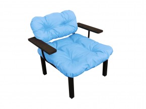 Кресло Дачное голубая подушка в Троицке - troick.mebel74.com | фото