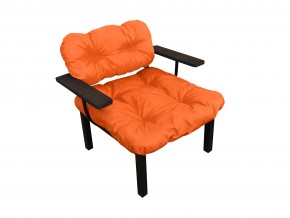 Кресло Дачное оранжевая подушка в Троицке - troick.mebel74.com | фото