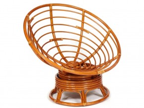 Кресло-качалка Papasan w 23/01 B с подушкой Cognac, флок Олива в Троицке - troick.mebel74.com | фото 4