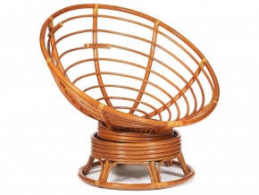 Кресло-качалка Papasan w 23/01 B с подушкой Cognac, ткань Оранжевый в Троицке - troick.mebel74.com | фото 2