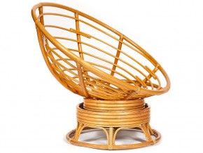 Кресло-качалка Papasan w 23/01 B с подушкой Honey, ткань Коричневый в Троицке - troick.mebel74.com | фото 2