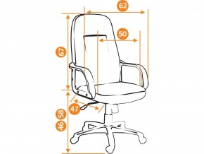 Кресло офисное Leader флок коричневый в Троицке - troick.mebel74.com | фото 2