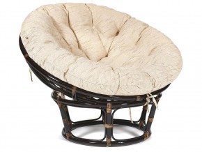 Кресло Papasan 23/01 W с подушкой Antique brown, ткань Старт в Троицке - troick.mebel74.com | фото