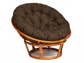 Кресло Papasan 23/01 W с подушкой Cognac, ткань Коричневый в Троицке - troick.mebel74.com | фото