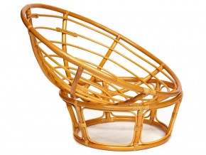 Кресло Papasan 23/01 W с подушкой Honey, ткань Коричневый в Троицке - troick.mebel74.com | фото 2