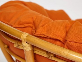 Кресло Papasan 23/01 W с подушкой Honey, ткань Оранжевый в Троицке - troick.mebel74.com | фото 4