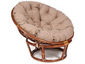 Кресло Papasan 23/01 W с подушкой Pecan, экошерсть Коричневый в Троицке - troick.mebel74.com | фото