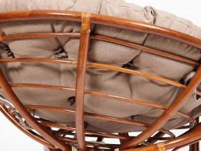 Кресло Papasan 23/01 W с подушкой Pecan, экошерсть Коричневый в Троицке - troick.mebel74.com | фото 4