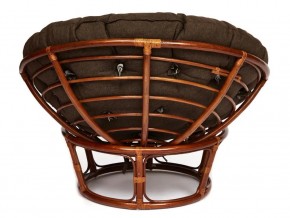 Кресло Papasan 23/01 W с подушкой Pecan, ткань Коричневый в Троицке - troick.mebel74.com | фото 2