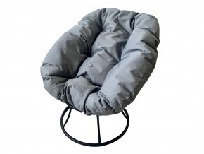 Кресло Пончик без ротанга серая подушка в Троицке - troick.mebel74.com | фото