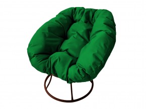 Кресло Пончик без ротанга зелёная подушка в Троицке - troick.mebel74.com | фото