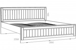 Кровать 1800 Оливия НМ 040.34-03 Х в Троицке - troick.mebel74.com | фото 2