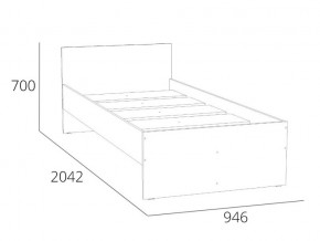 Кровать 900 НМ 011.53-01 Симпл Дуб Сонома в Троицке - troick.mebel74.com | фото 2