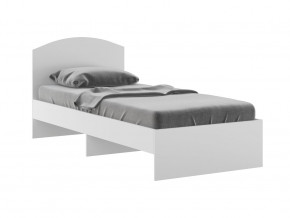 Кровать 900R Осло модуль М07 с настилами Лайт Белый в Троицке - troick.mebel74.com | фото