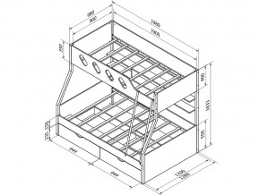 Кровать Дельта 20.02 оранжевая в Троицке - troick.mebel74.com | фото 2