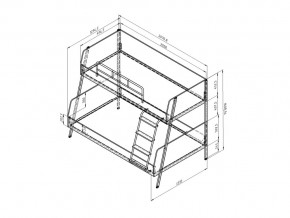 Кровать Дельта Лофт 20.02.04 в Троицке - troick.mebel74.com | фото 2