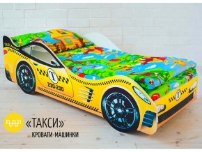Кровать детская машина Такси в Троицке - troick.mebel74.com | фото