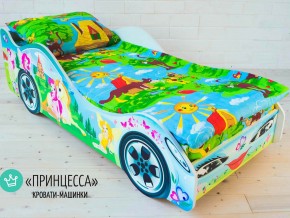 Кровать детская машинка Принцесса в Троицке - troick.mebel74.com | фото