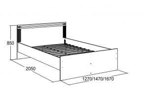 Кровать двойная Ольга 18 1400 в Троицке - troick.mebel74.com | фото 2