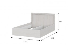 Кровать двуспальная Гамма 20 1400 Сандал светлый Серия №4 в Троицке - troick.mebel74.com | фото 2