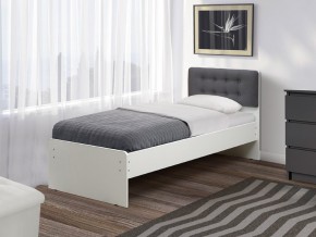 Кровать одинарная №6 800х1900 с мягкой спинкой в Троицке - troick.mebel74.com | фото