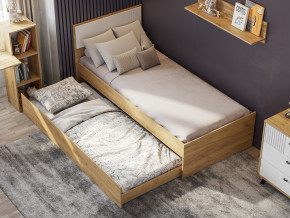 Кровать одинарная Милан выкатная с настилом в Троицке - troick.mebel74.com | фото