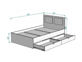 Кровать Ольга L45 ширина 1200 в Троицке - troick.mebel74.com | фото 3