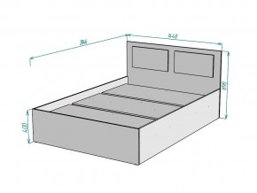 Кровать Ольга L50 ширина 1400 в Троицке - troick.mebel74.com | фото 3